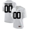 Custom Purdue Boilermakers Football White Away Game Jersey w/ B1G Patch - All Stitched