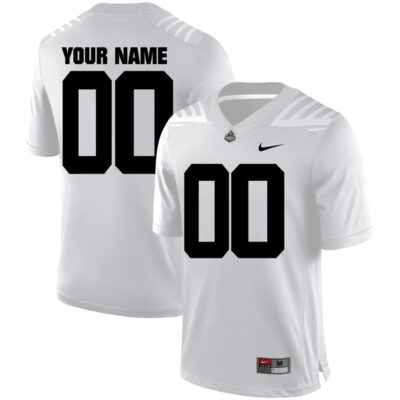 Custom Purdue Boilermakers Football White Away Game Jersey w/ B1G Patch - All Stitched