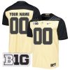 Custom Purdue Boilermakers Football Gold Untouchable Jersey - All Stitched