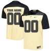 Custom Purdue Boilermakers Football Gold Untouchable Jersey w/ B1G Patch - All Stitched