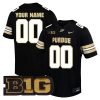 Custom Purdue Boilermakers Football Black Untouchable Jersey - All Stitched