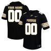 Custom Purdue Boilermakers Football Black Untouchable Jersey w/ B1G Patch - All Stitched