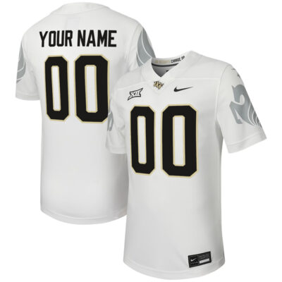 Custom UCF Knights Football White Untouchable Jersey - All Stitched