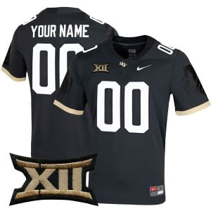 Custom UCF Knights Football Anthracite Untouchable Jersey - All Stitched