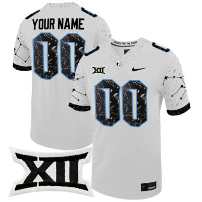 Custom UCF Knights Football White Reach For The Stars Untouchable Jersey - All Stitched