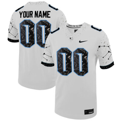 Custom UCF Knights Football White Reach For The Stars Untouchable Jersey - All Stitched
