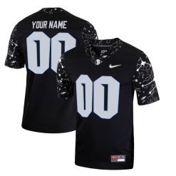 Custom UCF Knights Football Black Reach For The Stars Jersey - All Stitched