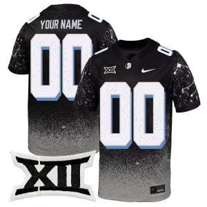 Custom UCF Knights Football Black 2024 Space Game Jersey - All Stitched