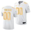 Custom UCF Knights Football Light Mode White Golden Jersey - All Stitched