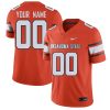 Custom Oklahoma State Cowboys Football Orange Home Game Jersey - All Stitched