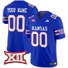 Custom Kansas Jayhawks Football Royal 2024 Vapor F.U.S.E Limited Jersey - All Stitched