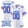 Custom Kansas Jayhawks Football White 2024 Vapor F.U.S.E Limited Jersey - All Stitched