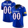 Custom Kansas Jayhawks Football Royal Vapor F.U.S.E Limited Jersey - All Stitched