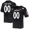 Custom Cincinnati Bearcats Football Black Alternate Jersey - All Stitched