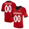 Custom Cincinnati Bearcats Football Red Untouchable Jersey - All Stitched