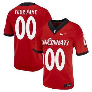 Custom Cincinnati Bearcats Football Red Untouchable Jersey - All Stitched