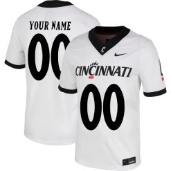Custom Cincinnati Bearcats Football White Untouchable Jersey - All Stitched