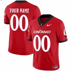 Custom Cincinnati Bearcats Football Red Vapor Limited Jersey - All Stitched