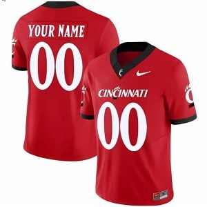 Custom Cincinnati Bearcats Football Red Vapor Limited Jersey - All Stitched