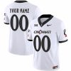 Custom Cincinnati Bearcats Football White Vapor F.U.S.E Limited Jersey - All Stitched