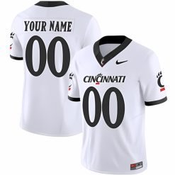 Custom Cincinnati Bearcats Football White Vapor Limited Jersey - All Stitched