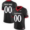 Custom Cincinnati Bearcats Football Black Vapor Limited Jersey - All Stitched