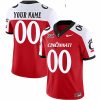 Custom Cincinnati Bearcats Football Alternate Red Vapor F.U.S.E Limited Jersey - All Stitched