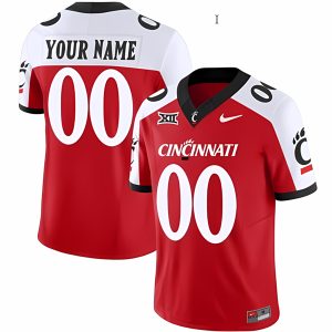 Custom Cincinnati Bearcats Football Alternate Red Vapor F.U.S.E Limited Jersey - All Stitched
