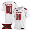 Custom Texas Tech Red Raiders Football White Jersey - All Stitched