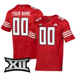 Custom Texas Tech Red Raiders Football Red Throwback Jersey - All Stitched