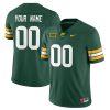 Custom Baylor Bears Football Green Vapor F.U.S.E Limited Jersey w/ XII Patch - All Stitched