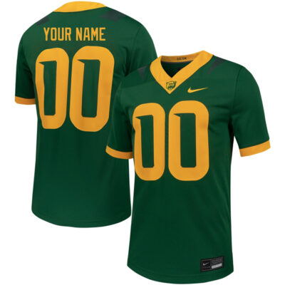 Custom Baylor Bears Football Green Untouchable Jersey - All Stitched