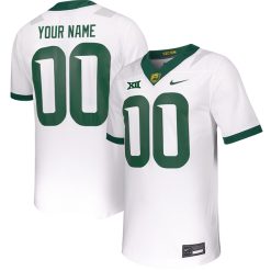 Custom Baylor Bears Football White Untouchable Jersey w/ XII Patch - All Stitched