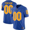 Custom Pittsburgh Panthers Football Royal Alumni Jersey - All Stitched