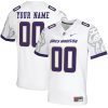 Custom James Madison Dukes Football White Jersey - All Stitched