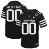 Custom Iowa State Cyclones Football Black Alternate Jersey - All Stitched