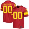 Custom Iowa State Cyclones Football Cardinal Untouchable Jersey - All Stitched