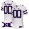 Custom Kansas State Wildcats Football White Untouchable Jersey w/ XII Patch - All Stitched
