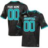 Custom Coastal Carolina Chanticleers Football Black Alternate Jersey w/ SBC Patch - All Stitched