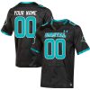 Custom Coastal Carolina Chanticleers Football Black Alternate Jersey - All Stitched