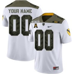 Custom Army Black Knights Football 1st Cavalry Division Limited Jersey w/ AAC Patch - All Stitched
