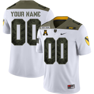 Custom Army Black Knights Football 1st Cavalry Division Limited Jersey w/ AAC Patch - All Stitched