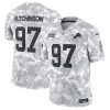 Aidan Hutchinson Detroit Lions 2024 Salute To Service Arctic Camo Jersey - All Stitched