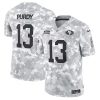 Brock Purdy San Francisco 49ers 2024 Salute To Service Arctic Camo Jersey - All Stitched