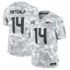 DK Metcalf Seattle Seahawks 2024 Salute To Service Arctic Camo Jersey - All Stitched