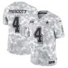 Dak Prescott Dallas Cowboys 2024 Salute To Service Arctic Camo Jersey - All Stitched