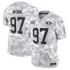 Nick Bosa San Francisco 49ers 2024 Salute To Service Arctic Camo Jersey - All Stitched