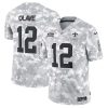 Chris Olave New Orleans Saints 2024 Salute To Service Arctic Camo Jersey - All Stitched