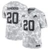 Barry Sanders Detroit Lions 2024 Salute To Service Arctic Camo Jersey - All Stitched