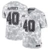 Mike Alstott Tampa Bay Buccaneers 2024 Salute To Service Arctic Camo Jersey - All Stitched